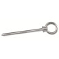 5 Pitons à œil 6x40 mm - Inox A4 - Résistants et durables - ACTON