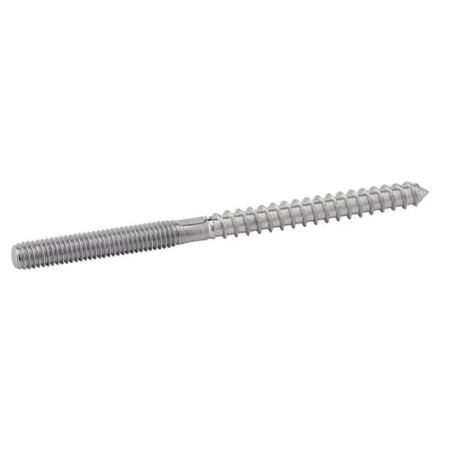 5 Pattes à Vis Pas à Gauche 8 x 130 mm - Inox A4 - D-Work