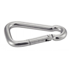5 Mousquetons Asymétriques 10 mm - Inox A4 - D-Work