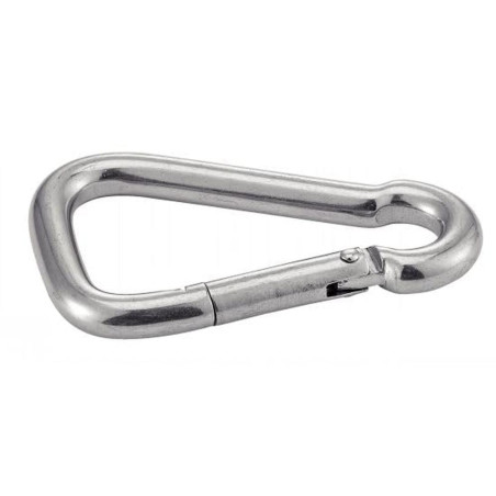 5 Mousquetons Asymétriques 10 mm - Inox A4 - D-Work