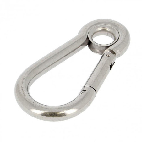 5 Mousquetons à Oeil 6 mm - Inox A4 - D-Work