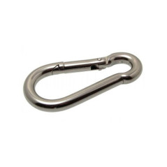 5 Mousquetons 7 mm - Inox A4 - Résistants et durables - ACTON