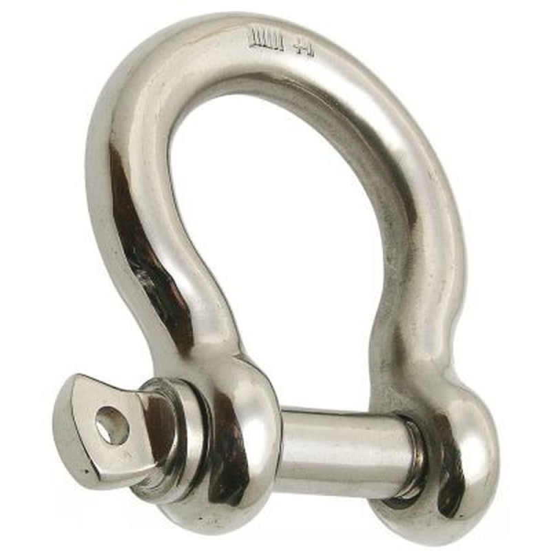 5 Manilles lyre forgées 8 mm - Inox A4 - Résistantes et durables - ACTON