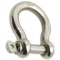 5 Manilles lyre forgées 8 mm - Inox A4 - Résistantes et durables - ACTON