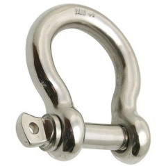5 Manilles Lyre Forgée 5 mm - Inox A4 - D-Work