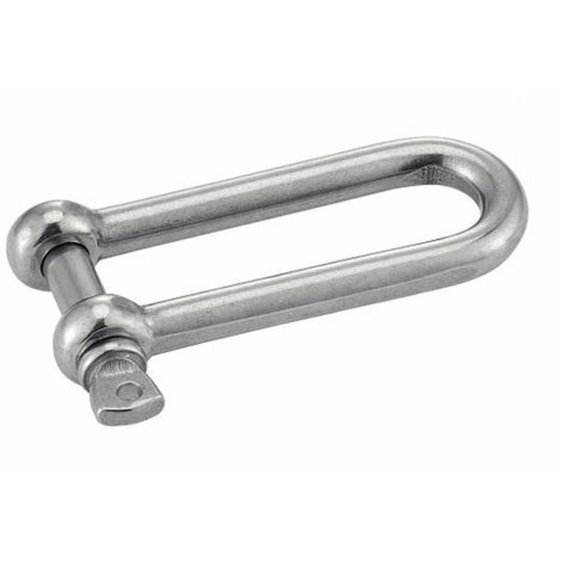 Manille droite longue 5 mm - Inox A4 - Forgée et résistante - ACTON
