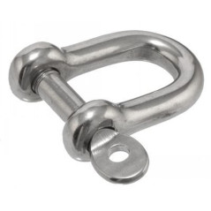 Manille droite forgée 10 mm - Inox A4 - Axe imperdable - ACTON