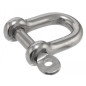 Manille droite forgée 10 mm - Inox A4 - Axe imperdable - ACTON
