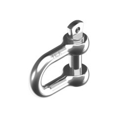 Manille droite forgée 6 mm - Inox A4 - Axe imperdable - ACTON