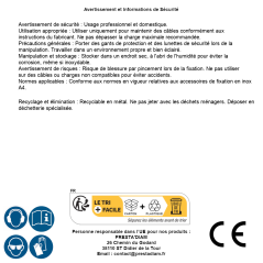 Serre-câble à étrier M10 - Inox A4 - Résistant et durable - ACTON