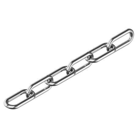 25M Chaines à Maillons Courts 6 mm - TYPE DIN 766 - Inox A4 - D-Work