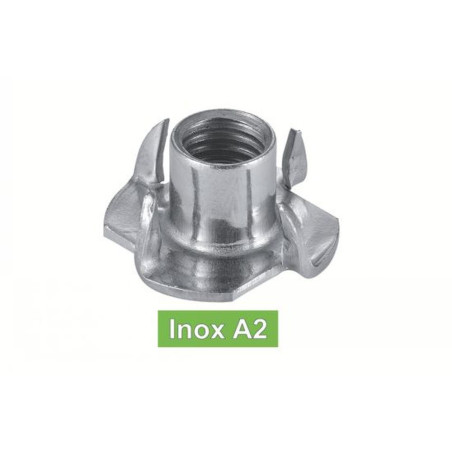 50 Ecrous à Griffes M5 mm - Inox A2 - D-Work