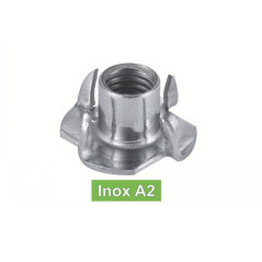 50 Ecrous à Griffes M10 mm - Inox A2 - D-Work
