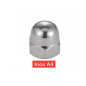 200 Écrous borgnes M8 - Inox A2, norme DIN 1587 - ACTON