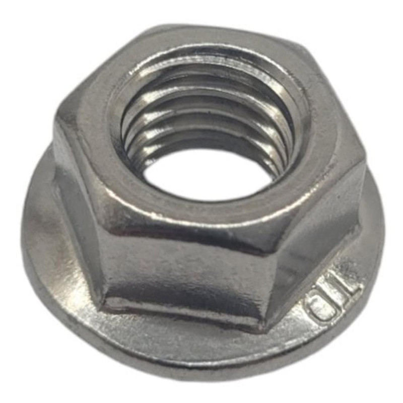 200 Écrous à embase crantée M5 - Inox A4, norme DIN 6923 - Résistants et durables - ACTON