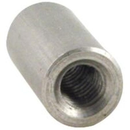 10 Manchons Cylindriques Taraudés M18 mm - Inox A2 - D-Work