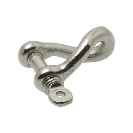 10 Manilles Torse Forgée 4 mm - Inox A4 - D-Work