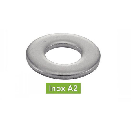 200 Rondelles plates 4 mm - Inox A2, norme DIN 433 - Résistantes et durables - ACTON