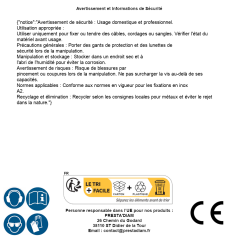 Vis à œil 12x74 mm - Inox A2 - Résistante et durable - ACTON