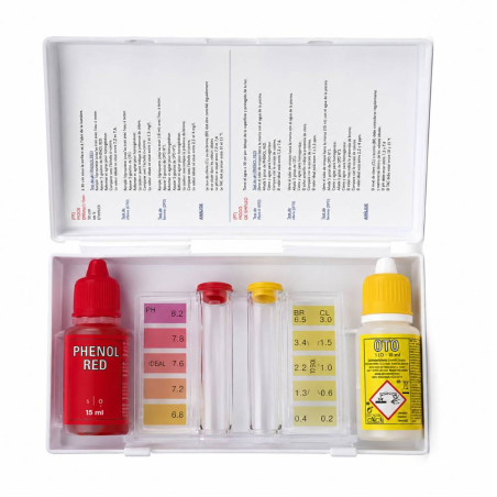 Trousse Réactifs Liquide Chlore/Ph/Brome - 1 Kit - Test Précis et Rapide - ASTRALPOOL