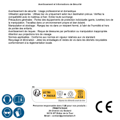100 Vis d’Écartement 6x90 mm T30 - Précises et Fiables - D-Work