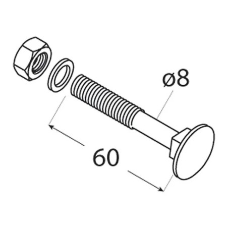 10 Serrures de Porte Rustique WHW 100 Gauche - Acier - Sécurité et Esthétique - D-Work