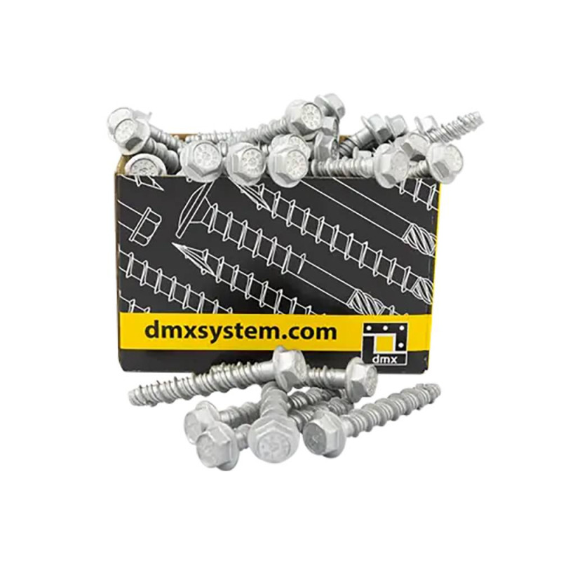 50 Vis Pour Béton 10,5x65 mm - Fiables Et Durables - D-Work