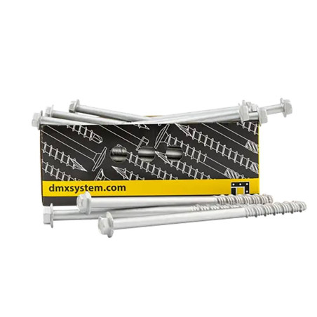 20 Vis Pour Béton 12,5x200 mm - Fixation Robuste - D-Work