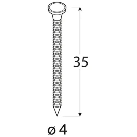 Clou D'Ancrage 35X4 mm ~261 - D-Work