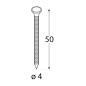 Clou D'Ancrage 50X4 mm ~195 - D-Work Clou D'Ancrage 50X4 mm ~195 - D-Work