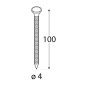 Clou D'Ancrage 100X4 mm ~99 - D-Work Clou D'Ancrage 100X4 mm ~99 - D-Work