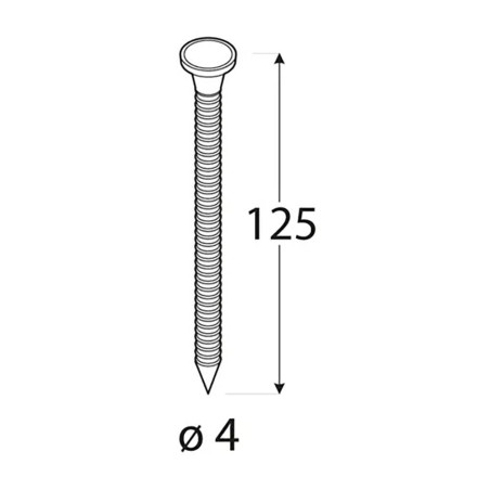 Clou D'Ancrage 125X4 mm ~80 - D-Work