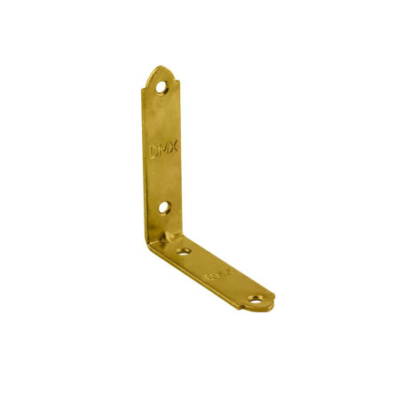 20 Équerres Étroitess 75x75x17x2 mm - Acier - Fixation Robuste - D-Work
