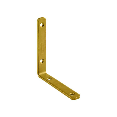 20 Équerres Étroitess 125x125x20x4 mm - Acier - Fixation Robuste - D-Work