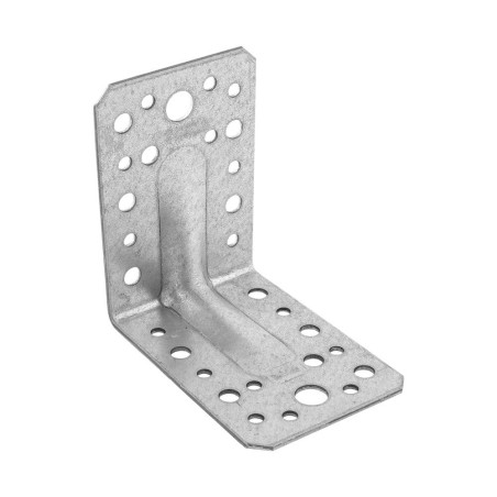 20 Équerres Renforcées KPL1 90x90x65x2 mm - Acier - Fixation Solide - D-Work