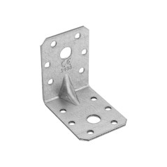 20 Équerres Renforcées Kpl6 - 60X60X45X2.0 mm - D-Work