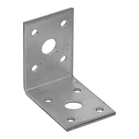 20 Équerres KL1 50x50x35x2,5 mm - Acier - Fixation Solide - D-Work
