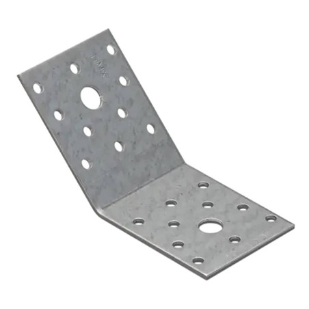 20 Équerres 135° 70x70x55x2,5 mm - Acier - Fixation Solide - D-Work
