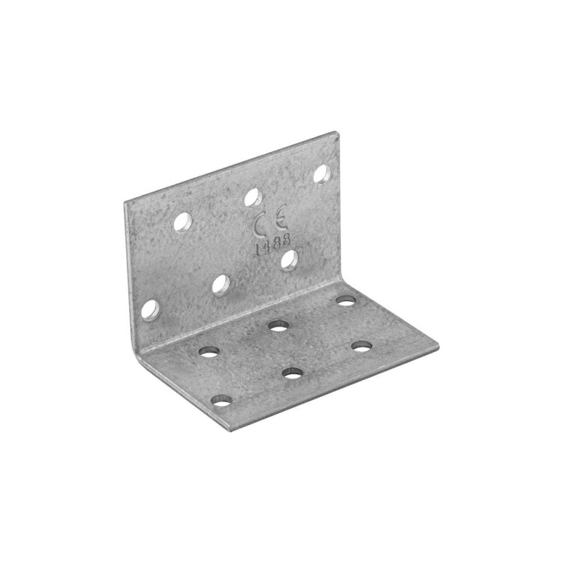 50 Équerres Perforées Km2 - 40X40X60X2.0 mm - D-Work 50 Équerres Perforées Km2 - 40X40X60X2.0 mm - D-Work