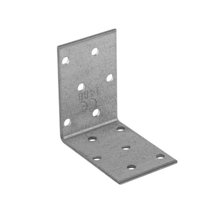 20 Équerres Perforées Km3 - 60X60X40X2.0 mm - D-Work