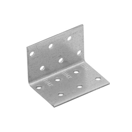50 Équerres Perforées Renforcées Kmp 2 - 40X40X60X1.5 mm - D-Work