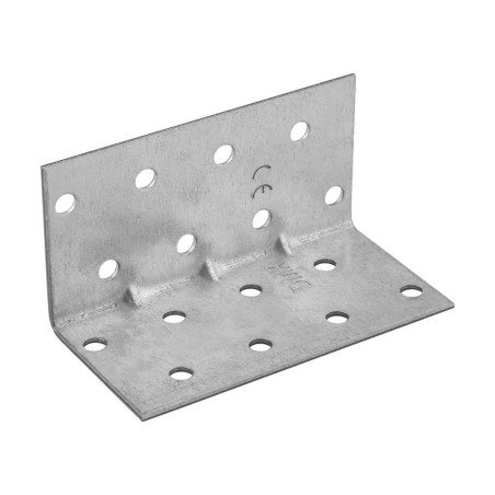 20 Équerres Perforées Renforcées Kmp 3 - 40X40X80X1.5 mm - D-Work