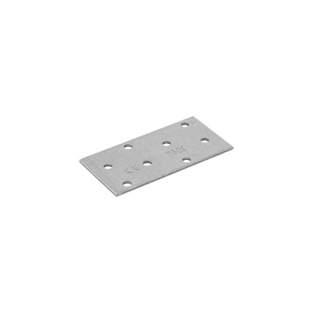 20 Plaques Perforées PP1 80x40x2 mm - Acier - Usage Bricolage - D-Work