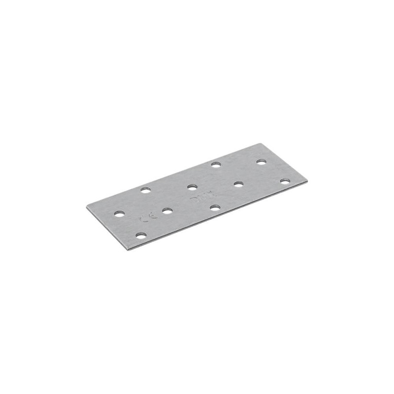 20 Plaques Perforées PP2 100x40x2 mm - Acier - Usage Bricolage - D-Work