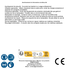 20 Plaques Perforées PP4 160x40x2 mm - Acier - Usage Bricolage - D-Work