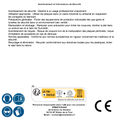 10 Plaques Perforées Pp16 - 400X100X2.0 mm - D-Work