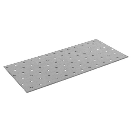 10 Plaques Perforées PP20 260x120x2 mm - Acier - Usage Bricolage - D-Work