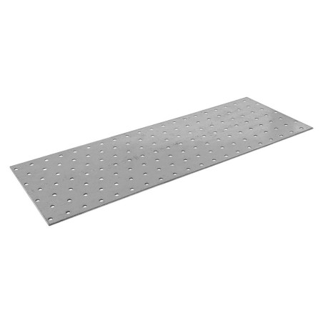 10 Plaques Perforées PP22 400x140x2 mm - Acier - Usage Bricolage - D-Work