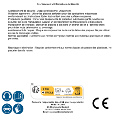 10 Plaques Perforées Pp24 - 300X200X2.0 mm - D-Work