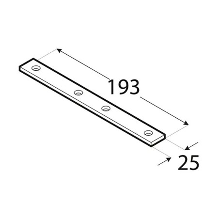 20 Connecteurs Étroits Lw5 - 193X24X4.0 mm - D-Work